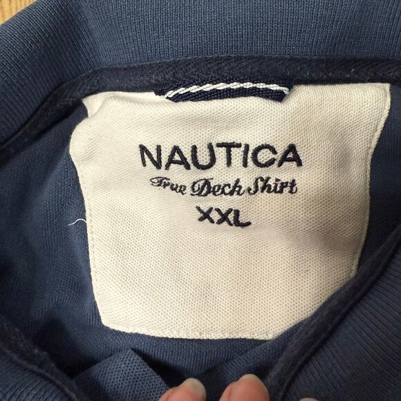 Nautica True Deck Shirt Polo Blue  XXL‎ 2X - Picture 3 of 7